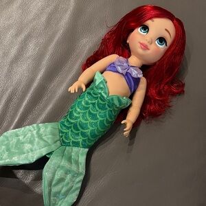 Disney’s little Mermaid Ariel Doll with Red Hair and Green Tail